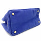 PRADA Canapa Tote BN2439 Canvas 2-Way Blue Handbag Shoulder Bag Gold Hardware Blue R8020071