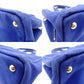 PRADA Canapa Tote BN2439 Canvas 2-Way Blue Handbag Shoulder Bag Gold Hardware Blue R8020071