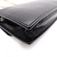 GUCCI Mini Interlocking Shoulder Bag, Leather, Black, GG Logo, Gold Hardware
