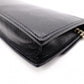 GUCCI Mini Interlocking Shoulder Bag, Leather, Black, GG Logo, Gold Hardware