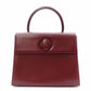 CARTIER Cartier Must Line Handbag, Leather, Bordeaux, Vintage, Simple