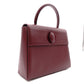 CARTIER Cartier Must Line Handbag, Leather, Bordeaux, Vintage, Simple