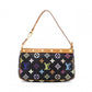 LOUIS VUITTON Monogram Multicolore Accessoires Pochette Shoulder Bag, Black