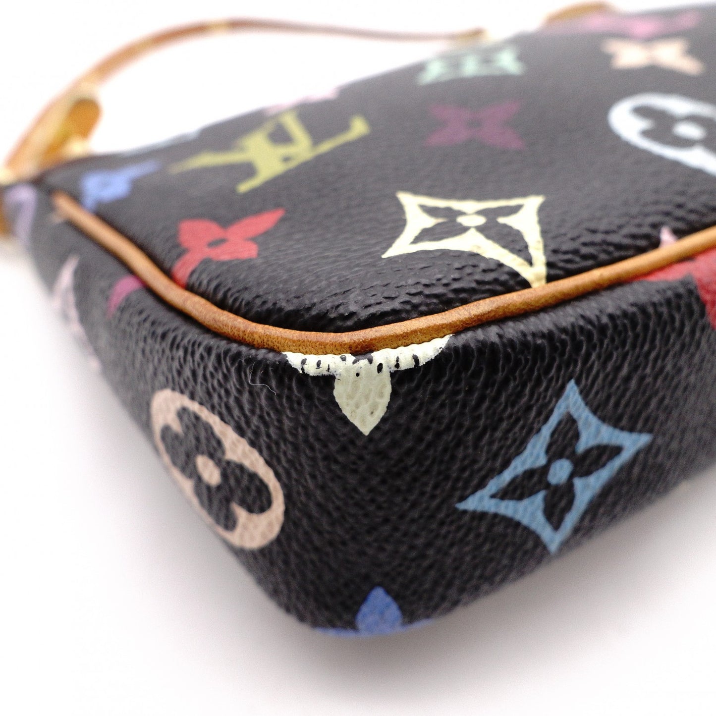 LOUIS VUITTON Monogram Multicolore Accessoires Pochette Shoulder Bag, Black