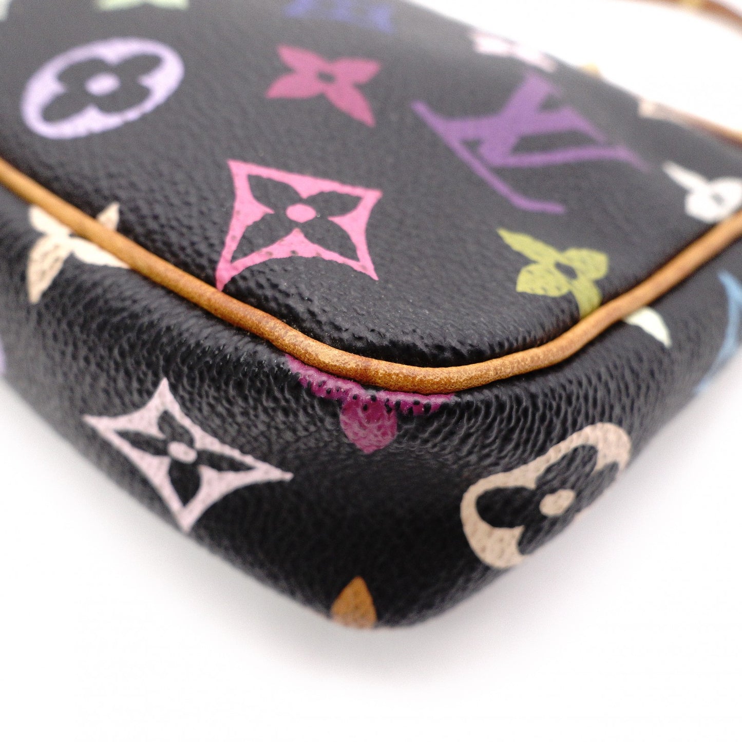 LOUIS VUITTON Monogram Multicolore Accessoires Pochette Shoulder Bag, Black