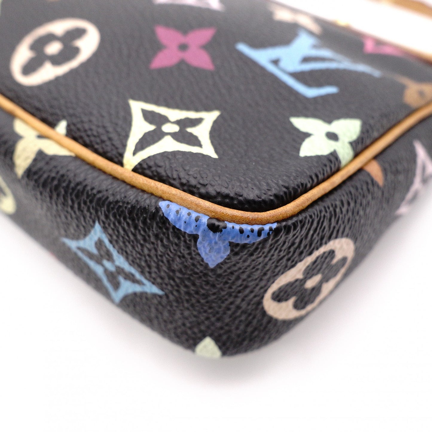 LOUIS VUITTON Monogram Multicolore Accessoires Pochette Shoulder Bag, Black