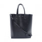 CELINE Small Vertical Cabas Handbag, Leather, Black, 2-Way