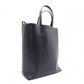 CELINE Small Vertical Cabas Handbag, Leather, Black, 2-Way