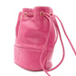 CHANEL Caviar Skin Bucket Bag, Shoulder Bag, Leather, Pink, Gold Hardware, Drawstring Bag