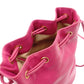 CHANEL Caviar Skin Bucket Bag, Shoulder Bag, Leather, Pink, Gold Hardware, Drawstring Bag