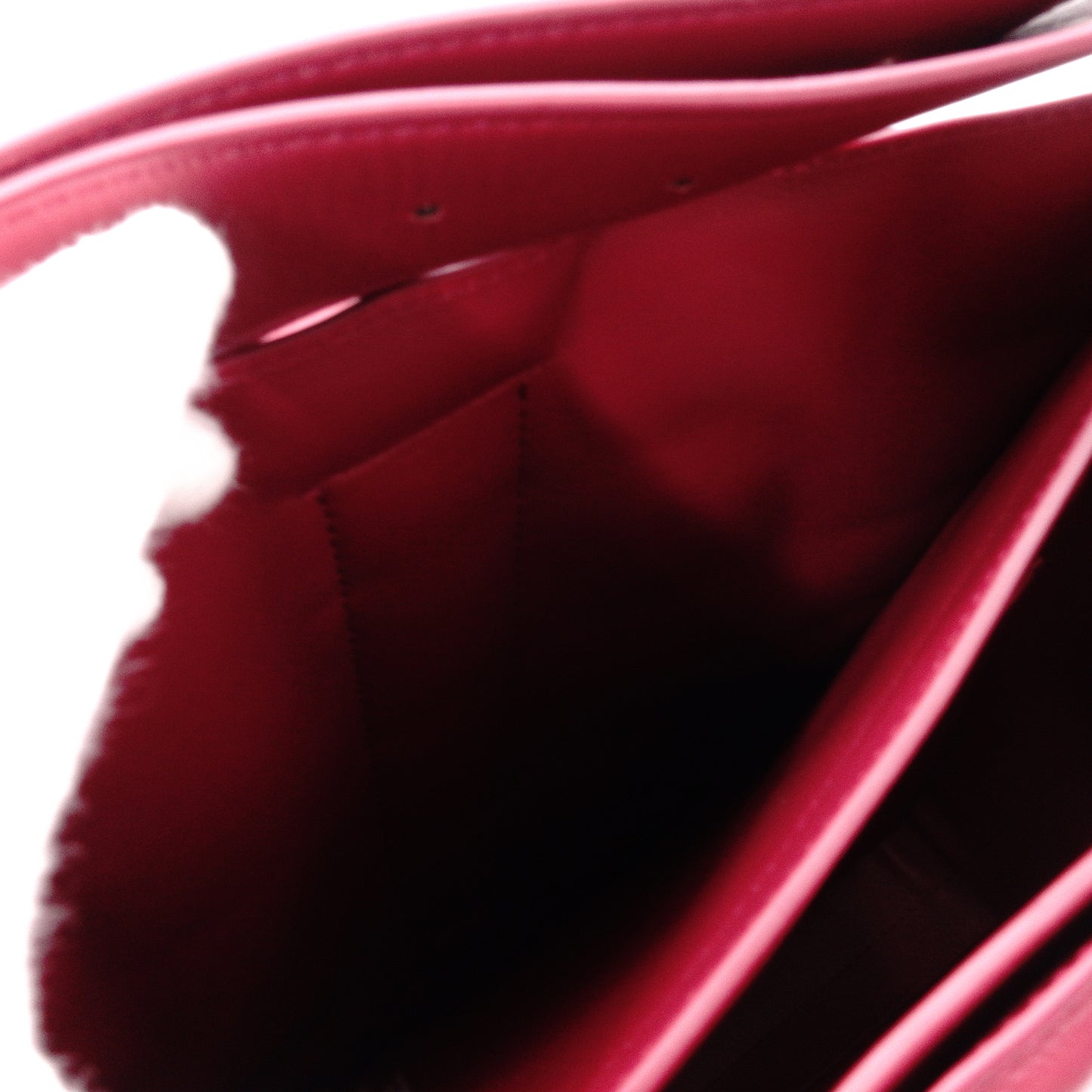 BOTTEGAVENETA Shoulder Bag, Leather, Bordeaux, Maroon, Gold Hardware, Single-Shoulder