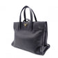PRADA Handbag, Leather, Black, Saffiano Leather, 2-Way, Gold Hardware