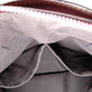 FENDI Zucca By the Way Handbag, Leather, Red, 2-way Crossbody Bag with Charm