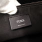 FENDI Zucca By the Way Handbag, Leather, Red, 2-way Crossbody Bag with Charm