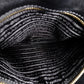PRADA Handbag, Leather, Black, Saffiano Leather, 2-Way, Gold Hardware