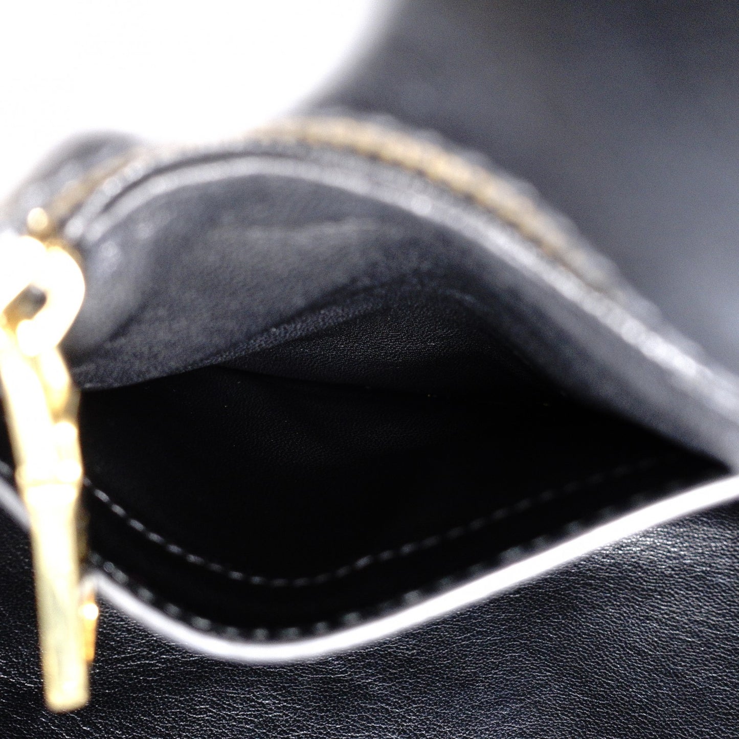PRADA Handbag, Leather, Black, Saffiano Leather, 2-Way, Gold Hardware