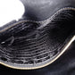 PRADA Handbag, Leather, Black, Saffiano Leather, 2-Way, Gold Hardware