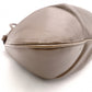 Salvatore Ferragamo Gancini Shoulder Bag, Leather, Brown, Silver Hardware