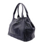 BALENCIAGA Navy Cabas Handbag, Leather, Navy, Logo Tote Bag
