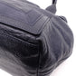 BALENCIAGA Navy Cabas Handbag, Leather, Navy, Logo Tote Bag