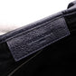 BALENCIAGA Navy Cabas Handbag, Leather, Navy, Logo Tote Bag