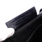 BALENCIAGA Navy Cabas Handbag, Leather, Navy, Logo Tote Bag