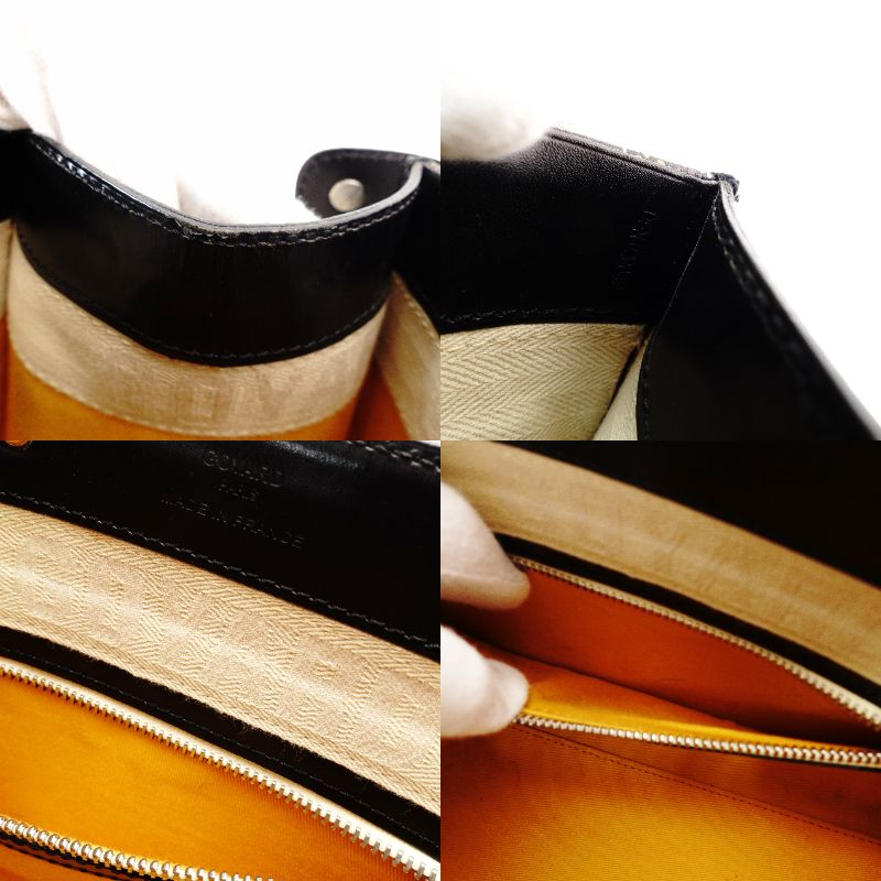 Goyard Jersey PM Handbag Black PVC Leather Black-Tone Tote Bag R8020080