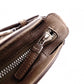 Salvatore Ferragamo Gancini Shoulder Bag, Leather, Brown, Silver Hardware