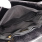 CHANEL Caviar Skin Chain Tote Bag Supermodel Shoulder Bag Leather Black Gold Hardware