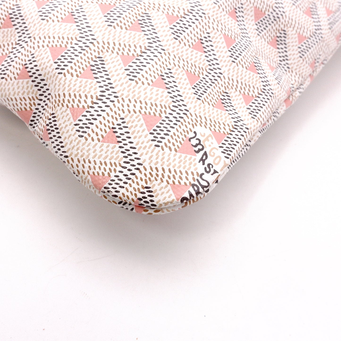 GOYARD Poitiers Clairvoix Shoulder Bag, PVC/Leather, White, 2-Way Crossbody