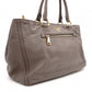 PRADA BN2103 Tote Bag, Leather, Grey, 2-way Shoulder Bag, Gold Hardware