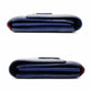 LOUIS VUITTON Taurillon Capucines Long Wallet Navy Blue Leather LV Logo Silver Hardware R801902