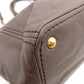 PRADA BN2103 Tote Bag, Leather, Grey, 2-way Shoulder Bag, Gold Hardware