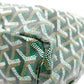 GOYARD Saint Louis PM Tote Bag, PVC and Leather, Green, with Pouch