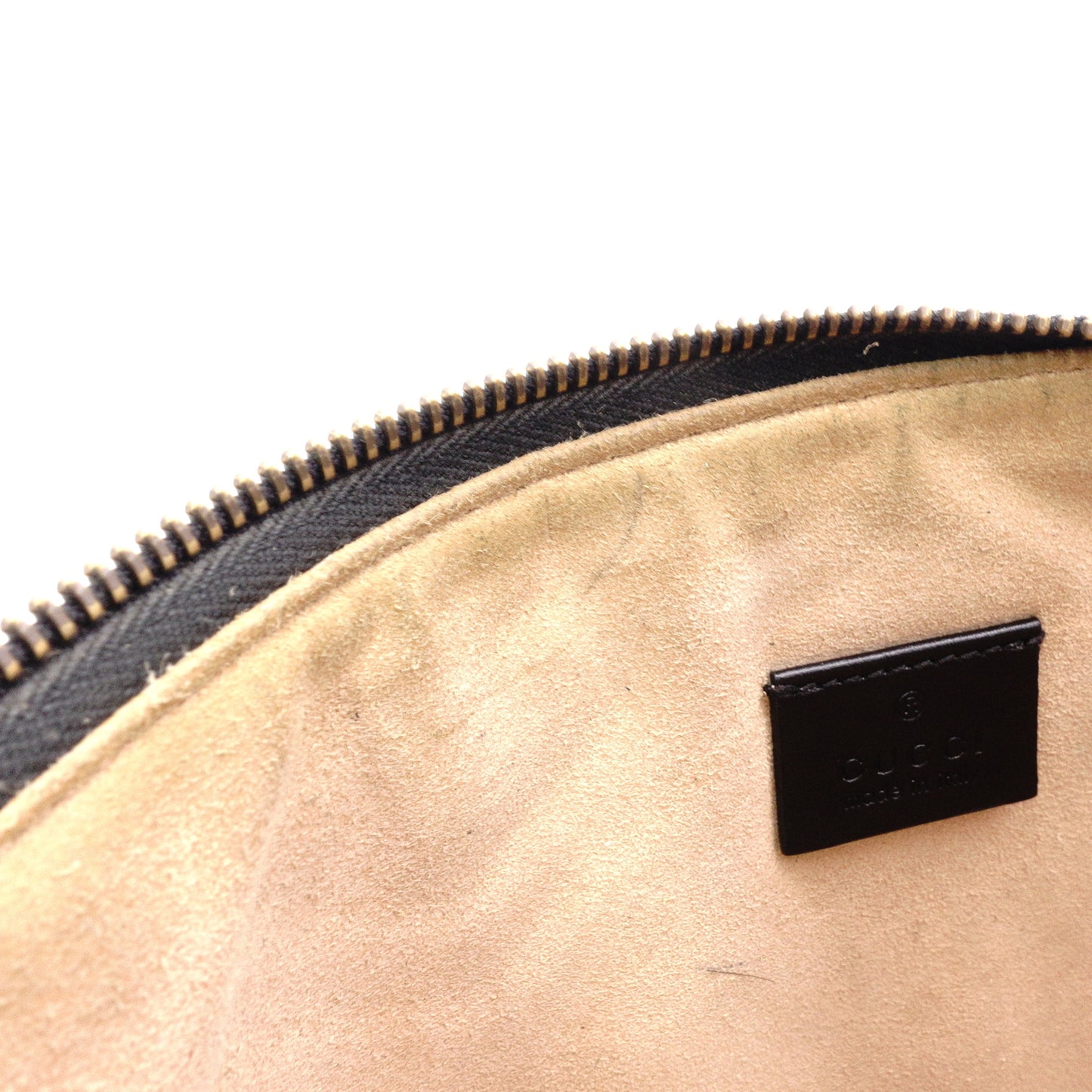 GUCCI GG Marmont Clutch Bag, Leather, Black, GG Logo, Gold Hardware, Comes with Box and Pouch