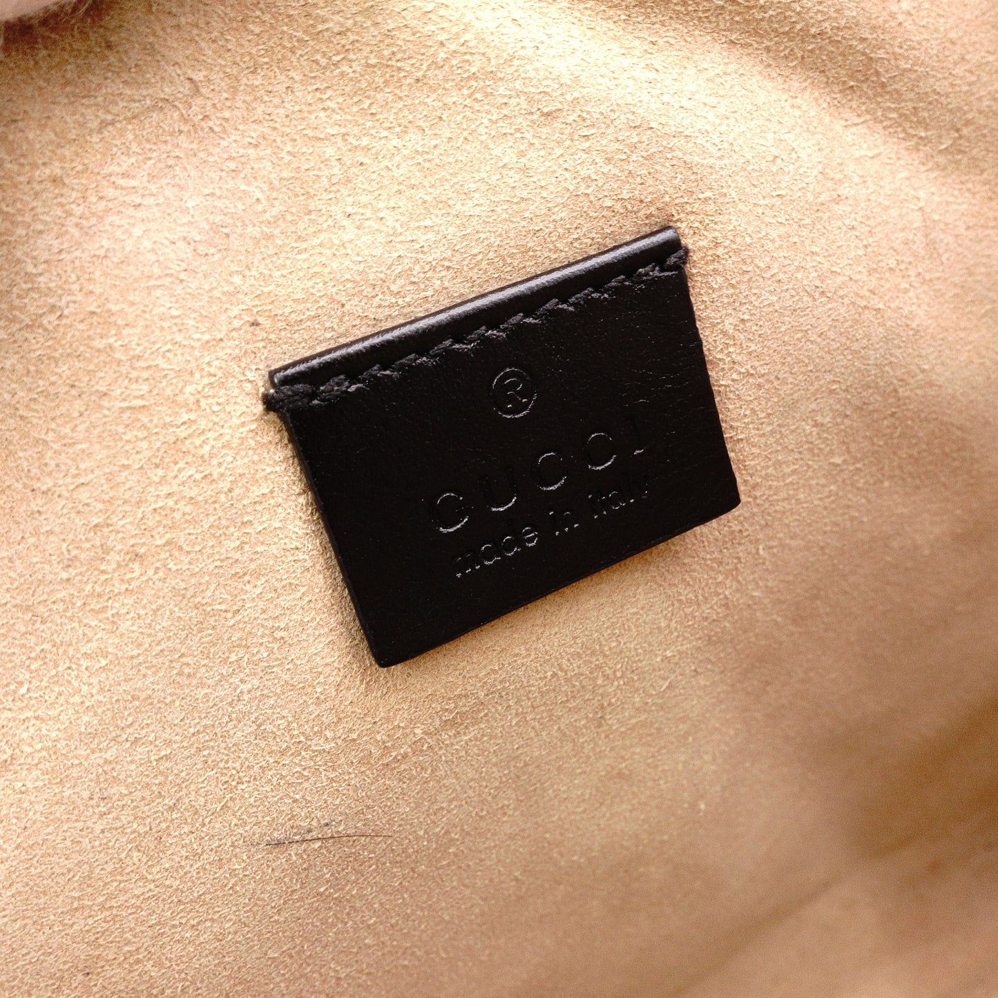 GUCCI GG Marmont Clutch Bag, Leather, Black, GG Logo, Gold Hardware, Comes with Box and Pouch