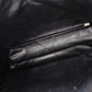 CHANEL Lambskin Chain Tote Bag with Coco Logo, Leather Shoulder Bag, Black, Vintage, Gold Hardware
