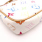 Louis Vuitton Pochette Accessoires Monogram Multicolore Shoulder Bag, White