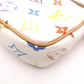 Louis Vuitton Pochette Accessoires Monogram Multicolore Shoulder Bag, White
