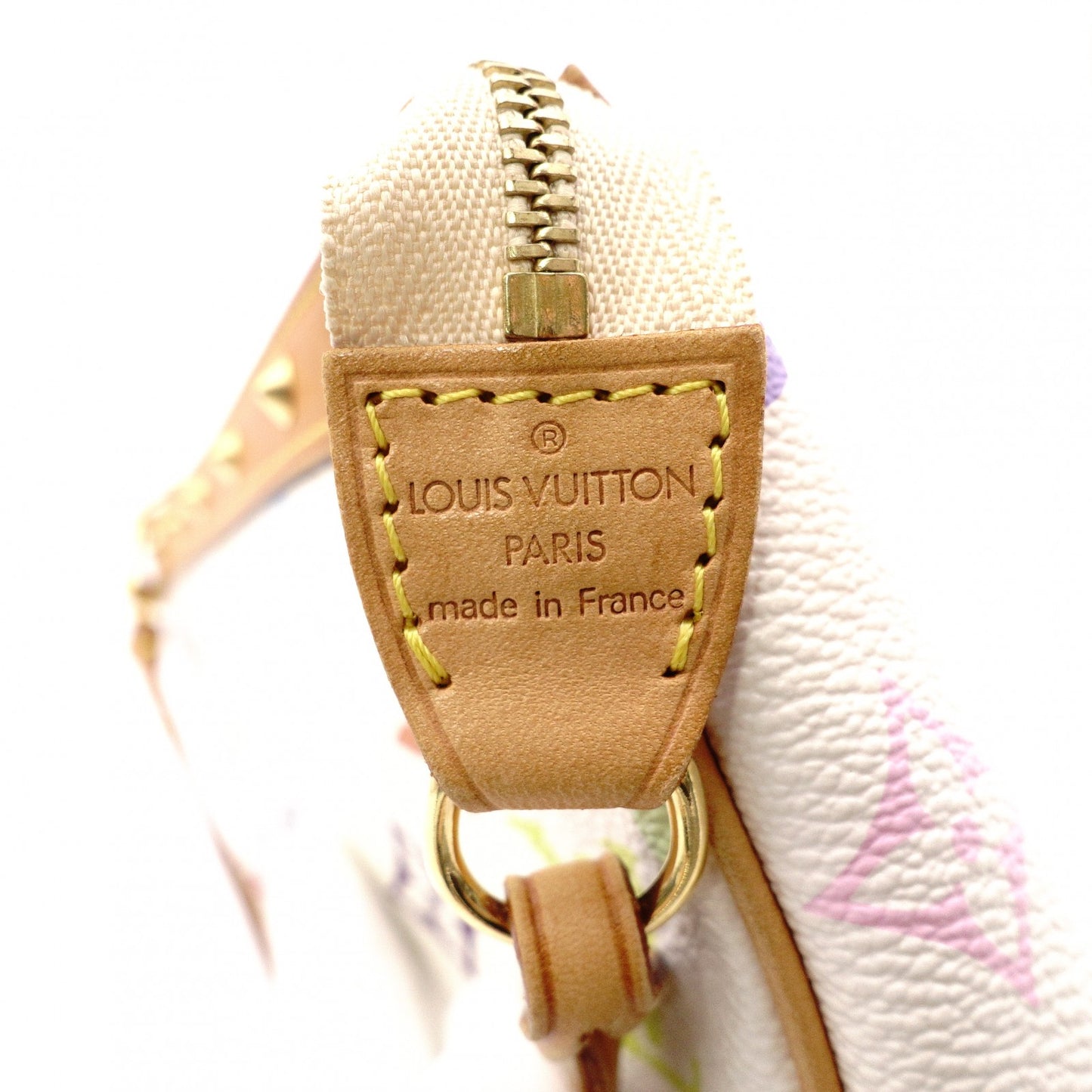 Louis Vuitton Pochette Accessoires Monogram Multicolore Shoulder Bag, White