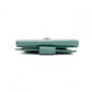 GUCCI Interlocking Bifold Wallet, Leather, Green, Gold Hardware