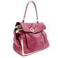 Yves Saint Laurent Muse To Handbag, Leather, Bordeaux, Gold Hardware, Vintage