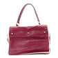 Yves Saint Laurent Muse To Handbag, Leather, Bordeaux, Gold Hardware, Vintage