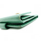 GUCCI Interlocking Bifold Wallet, Leather, Green, Gold Hardware
