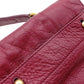 Yves Saint Laurent Muse To Handbag, Leather, Bordeaux, Gold Hardware, Vintage