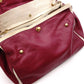 Yves Saint Laurent Muse To Handbag, Leather, Bordeaux, Gold Hardware, Vintage