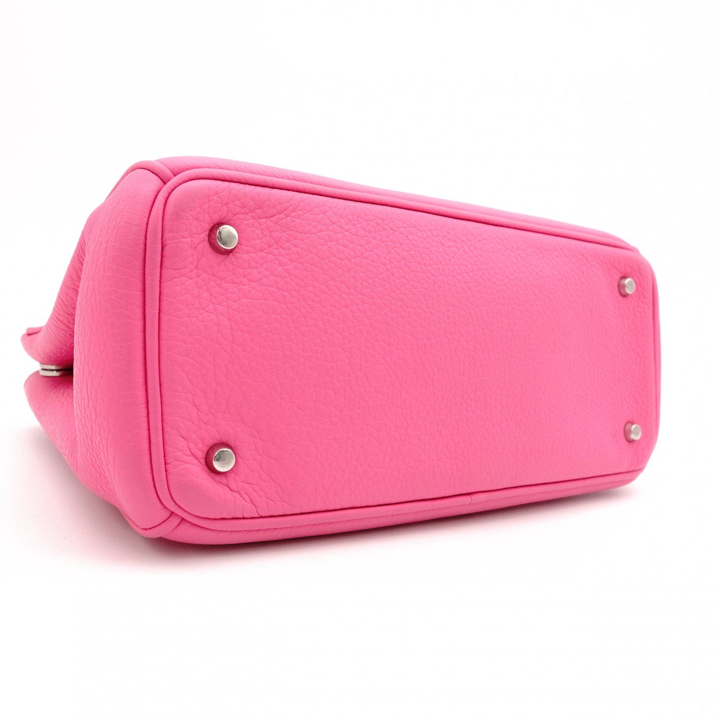 Christian Dior Diorissimo Handbag, Leather, Pink, 2-way, Silver Hardware