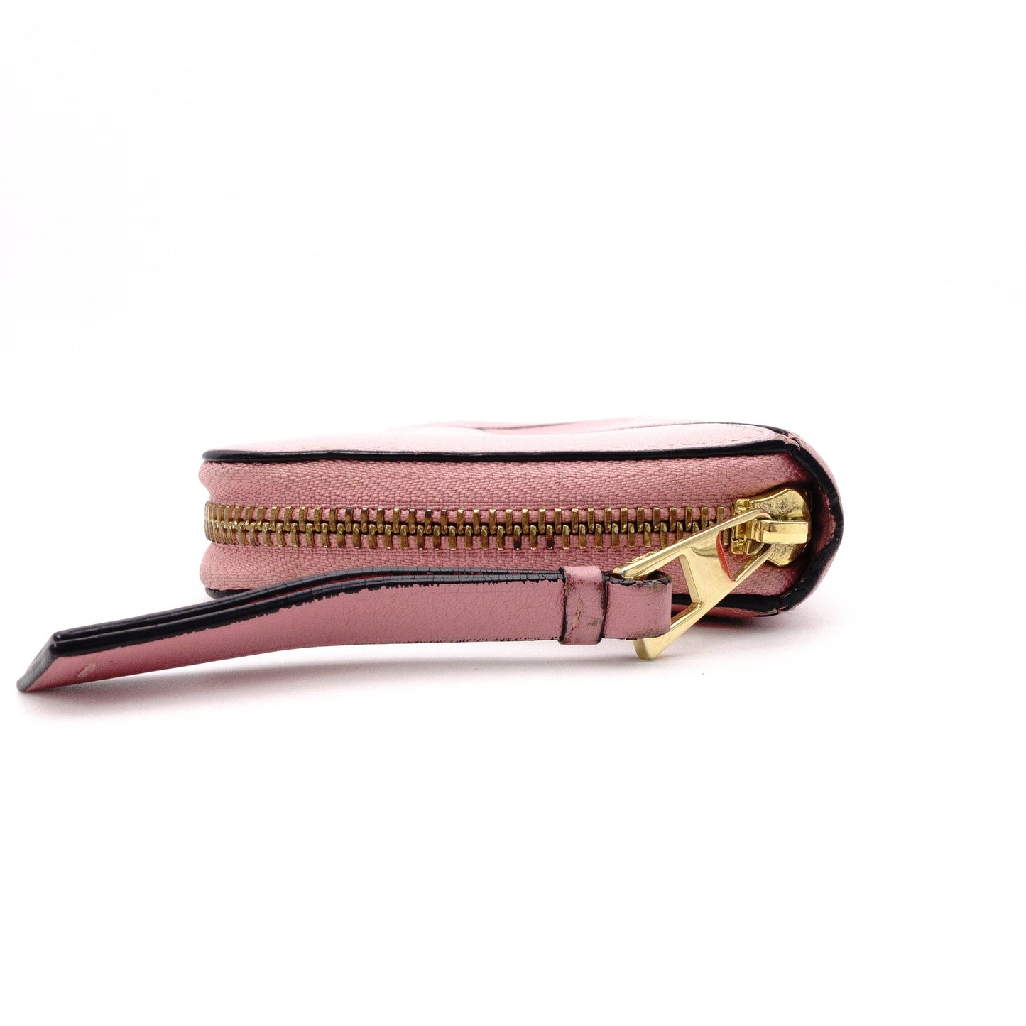 LOEWE Puzzle Long Wallet, Leather, Pink Tones, Logo, Women's Wallet