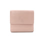 CHANEL Coco Logo Bifold Wallet, Leather, Pink, Women's, CC Logo, Gold Hardware
