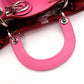 Christian Dior Diorissimo Handbag, Leather, Pink, 2-way, Silver Hardware